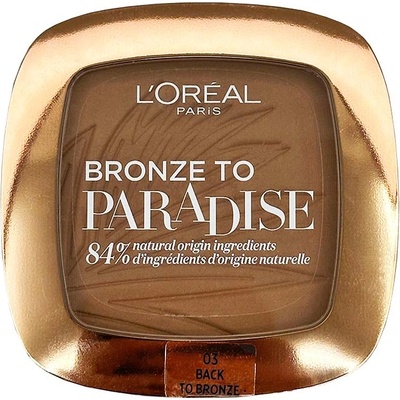 L'Oréal Bronze To Paradise Powder 9g Бронзант 03 Back To Bronze