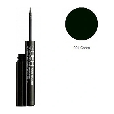 GOSH Long Lasting Eye Liner Dlhotrvajúca očná linka 001 green 1,8 ml