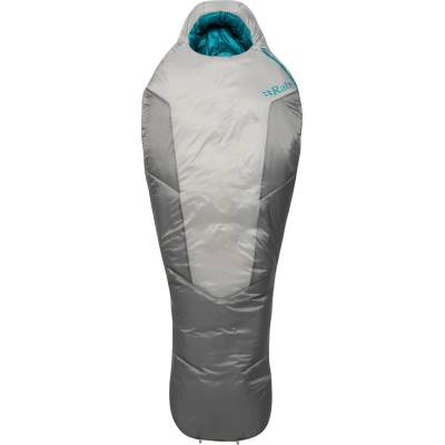 Rab Дамски синтетичен спален чувал Rab Women's Solar Ultra 3 Synthetic sleeping bag - Dark Pewter - размер bis 170 cm Körperlänge (514-1128-0111)
