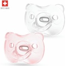 Medela Baby měkký celosilikon dudlík Girl transparentní
