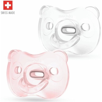 Medela Baby měkký celosilikon dudlík Girl transparentní