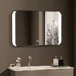Inter Ceramic Огледало с осветление и антизапотяване Inter Ceramic, правоъгълно, 90x60 см (1822)