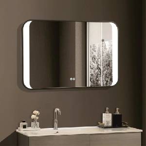 Inter Ceramic Огледало с осветление и антизапотяване Inter Ceramic, правоъгълно, 90x60 см (1822)