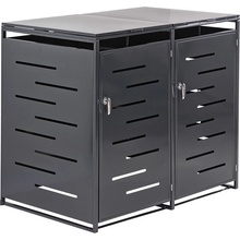 DEMA box na dve odpadkové nádoby 137,5 x 81 x 116 cm antracit
