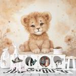 Art Gift Decor Фототапет бебе лъвче акварел