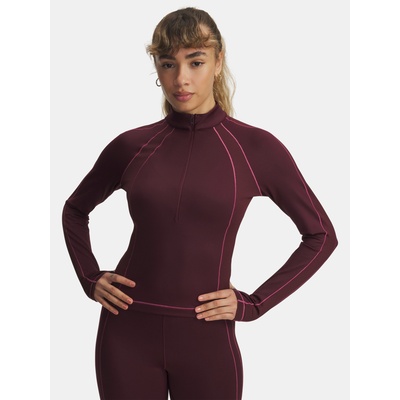 Under Armour Дамска тениска Under Armour UA ColdGear Textured 1/2 Zip-RED Under Armour | Cherven | ЖЕНИ | XS