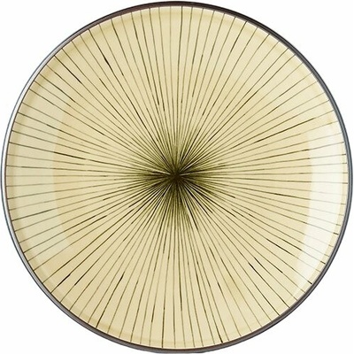 Jedálenský tanier DK GREEN 25,5 cm zelená keramika MIJ