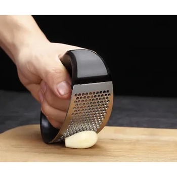 Image 1 of Bast plastic Bast plastic-Преса за чесън-10.7х5.2см-brns. 13024 (204214)