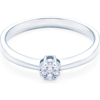 SAVICKI Годежен пръстен Solitaire: бяло злато. диамант