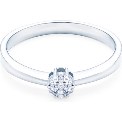 SAVICKI Годежен пръстен Solitaire: бяло злато. диамант