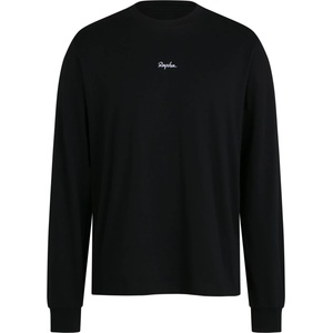 Rapha Мъжка блуза с дълъг ръкав Rapha Long Sleeve Cotton T-Shirt Longsleeve - Black / White - размер XL (217-0285-0114)