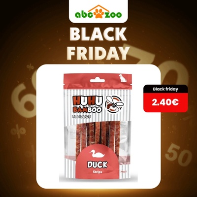 Huhubamboo kačacie prúžky 75 g