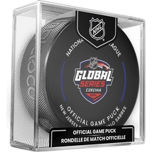 Inglasco / Sherwood NHL Global Series 2024 Czechia Buffalo Sabres vs New Jersey Devils Official Game Puck