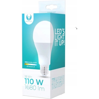 Forever LED žiarovka E27 A65 18W 230V 3000K 1680lm