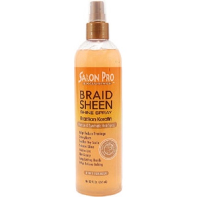 Salon Pro vyživujúci sprej na umelé a pravé vlasy s brazílskym keratínom 355 ml