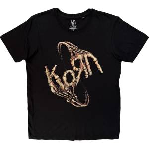 Korn Skeleton Hands Тениска с къс ръкав Black XL (KORNTS48MB04)