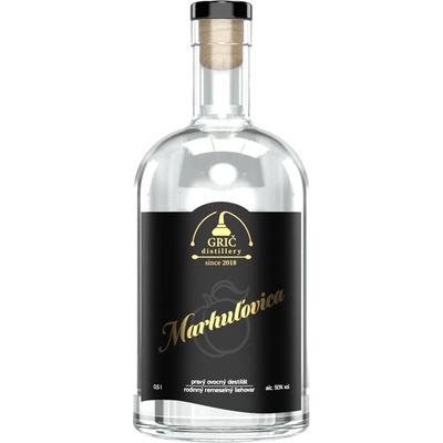 Grič Marhuľovica 50% 0,5 l (čistá fľaša)