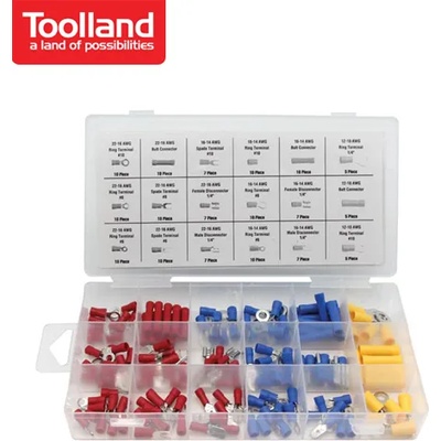 Toolland Комплект кабелни обувки, 150 бр / Toolland HAS05 / (TLN HAS05)