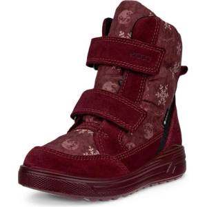 Ecco Детски зимни ботуши Ecco Kid's Urban Snowboarder VCR Winter boots - Dark Ruby / Snowflake Print - размер 33 (EU) (702-2436-0817)