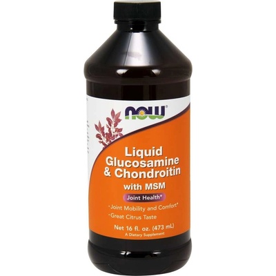 Now Glucosamine & Chondroitin with MSM Liquid 473 ml
