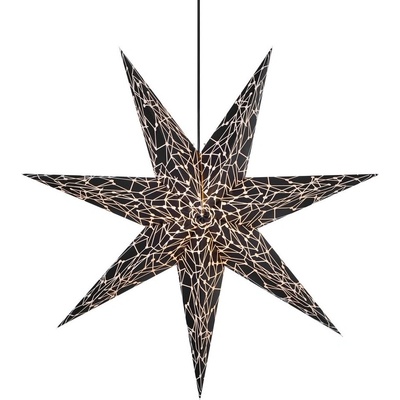 Markslöjd 704877 Vianočná dekorácia KARLA 1xE14/25W/230V čierna 75 cm ML0809