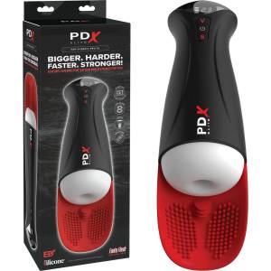  Мастурбатор с вибрации и интензивен вакуум - Fuck-O-Matic Pro XL White (PIPERD55420)