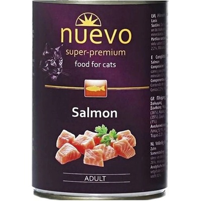nuevo Adult salmon tin 400 g