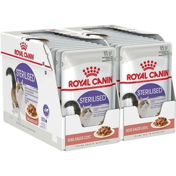 Royal Canin Sterilised Gravy консерви за кастрирани котки в сос 24 x 85 г