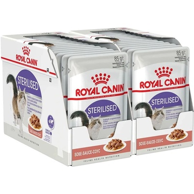 Royal Canin Sterilised Gravy консерви за кастрирани котки в сос 24 x 85 г