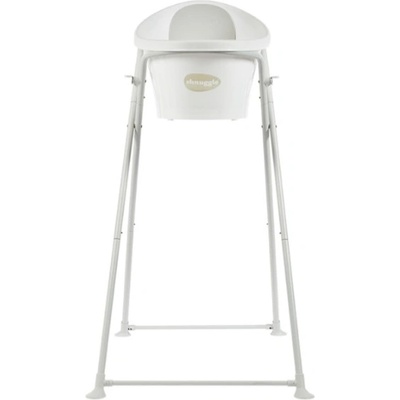 shnuggle - световно-награждавана бебешка вана за къпане с клапа - Цвят Евкалипт (SBP-EUC-EUR+SHN-BST-STRP)