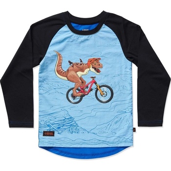 Kids Ride Shotgun MTB Dino Modrá