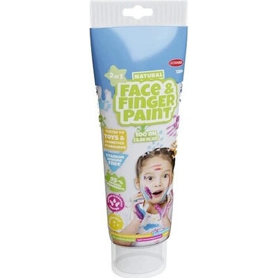 Boti natural biela farba na maľovanie prstami a na tvár 2v1 100 ml