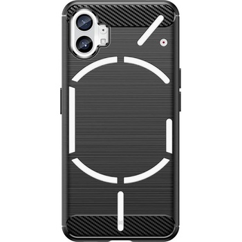 GKK Противоударен Калъф за NOTHING Phone 1, Premium Carbon Case, Черен (5949419015791)