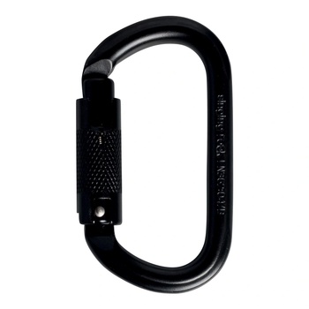 Singing Rock Карабинер SINGING ROCK Steel Oval Triple Lock black