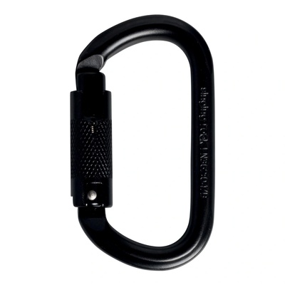 Singing Rock Карабинер SINGING ROCK Steel Oval Triple Lock black