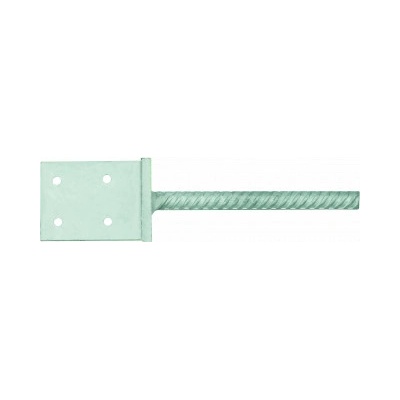 Rawplug Vzpěra sloupová tvar ""T"" s tyčí 20 x 200 mm D-TA síla 8/10 mm; 100 x 78 x 80 mm