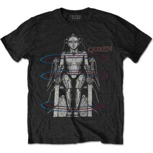 Queen European Tour 1984 (Back Print) Black L Риза (QUTTRTW01MB03)