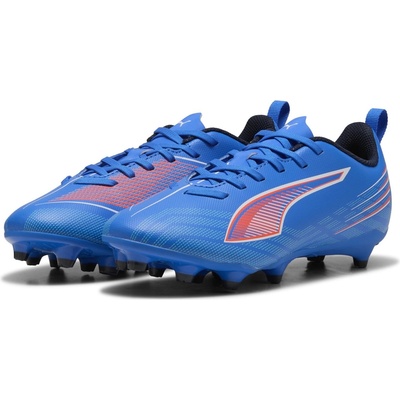 PUMA Юношески футболни бутонки Puma Ultra 6 Match Juniors Firm Ground Football Boots - Blue/White