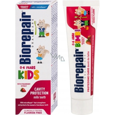 Biorepair Kids s jahodovou príchuťou pre deti 0 6 rokov 50 ml
