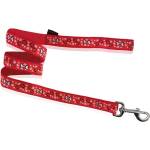 Pet Interest Pet Inerest Cute Bones Line Red повод за куче