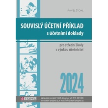 Souvislý účetní příklad s účetními doklady 2024