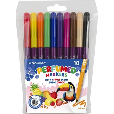 Centropen Perfumed Markers 2589 10 ks – Zboží Živě