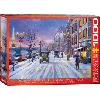 EUROGRAPHICS - Puzzle Davison: Christmas Eve in Paris - 1 000 piese
