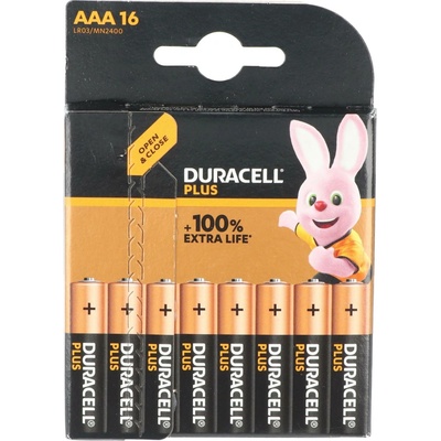 Duracell Plus AAA 16ks MN2400B16