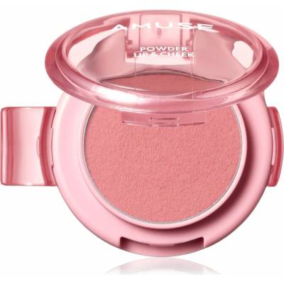 AMUSE Powder Lip & Cheek krémový púder na pery a líca 02 Blossom Rose 4 g