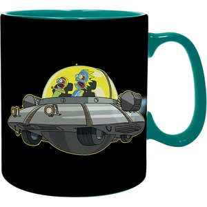 ABYstyle Чаша с термо ефект ABYstyle Animation: Rick & Morty - Spaceship, 460 ml (ABYMUG660)