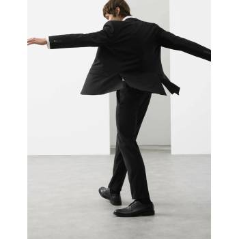 Marks & Spencer Леко заострени панталони от вълнена смес Marks & Spencer Marks & Spencer | Cheren | МЪЖЕ | XS