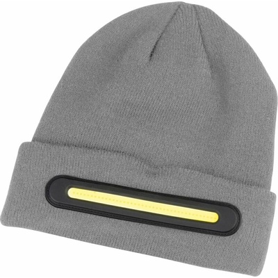 Strend Pro čiapka so svetlom beanie 40x LED sivá akrylové vlákna 750 mAh batéria