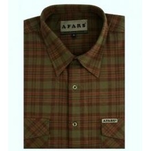 Košeľa Afars lovecká kostka B dlouhý rukáv