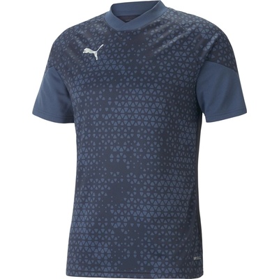 Puma pánsky dres TEAMCUP TRAINING JERSEY tmavo modrá čierna biela